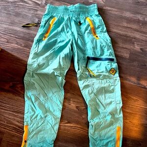 REl Co-Op Pants Size 6 Light Blue Outdoor Afro Hiking Drawstring Lightweight